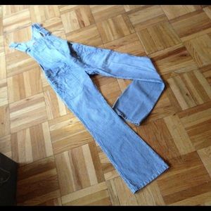 Denim overalls